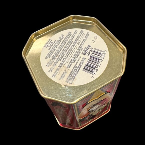 Vintage Walt Disney Mickey & Minnie Mouse Christmas Tin, Disney Holiday Tin Box, - Picture 6 of 6